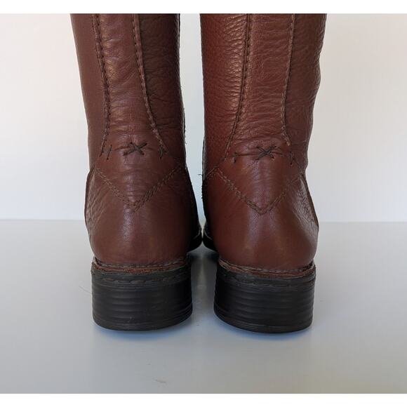 Lobo Solo Womens Brown Leather Knee High Boots Size 8.5 M - Picture 5 of 9